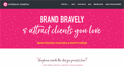 Desktop Screenshot of endeavorcreative.com